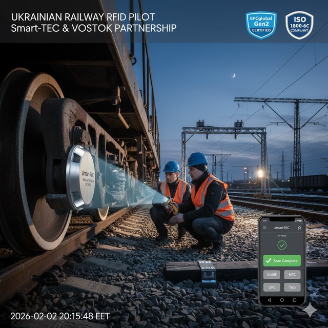 RFID Tag Samples Received for Railway Industry Testing